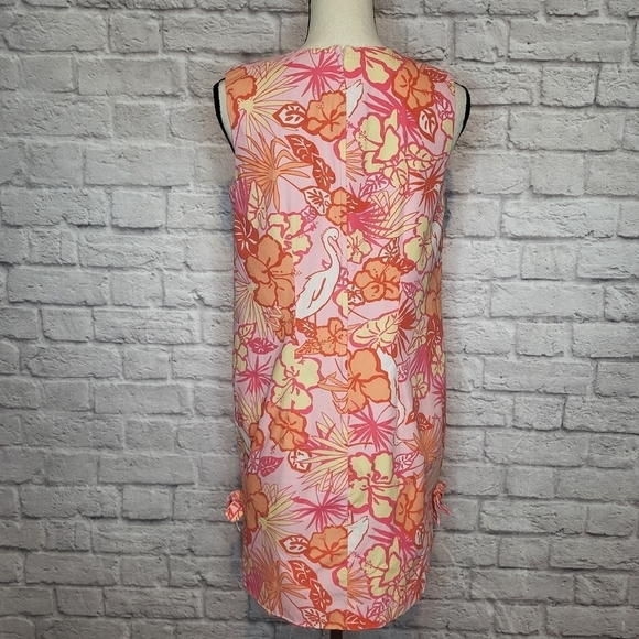 Lilly Pulitzer Dress Vintage Hereon There Shift Front Pockets Sleeveles Size S - Picture 7 of 9